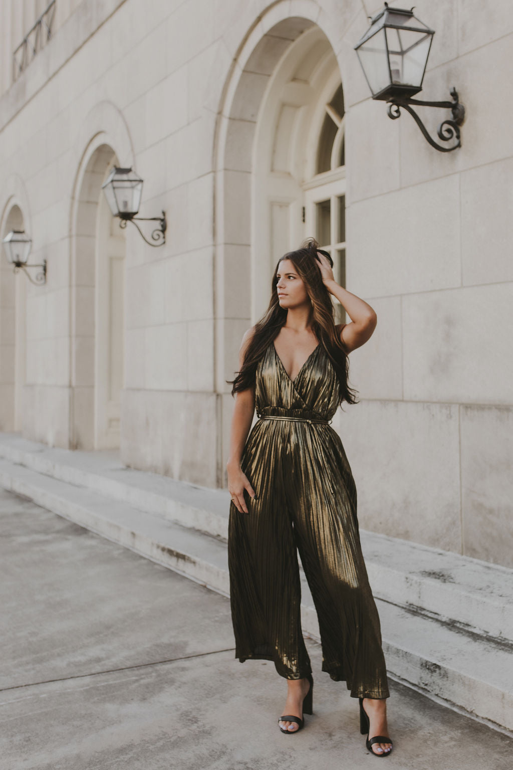 Midnight Moments Jumper in Gold